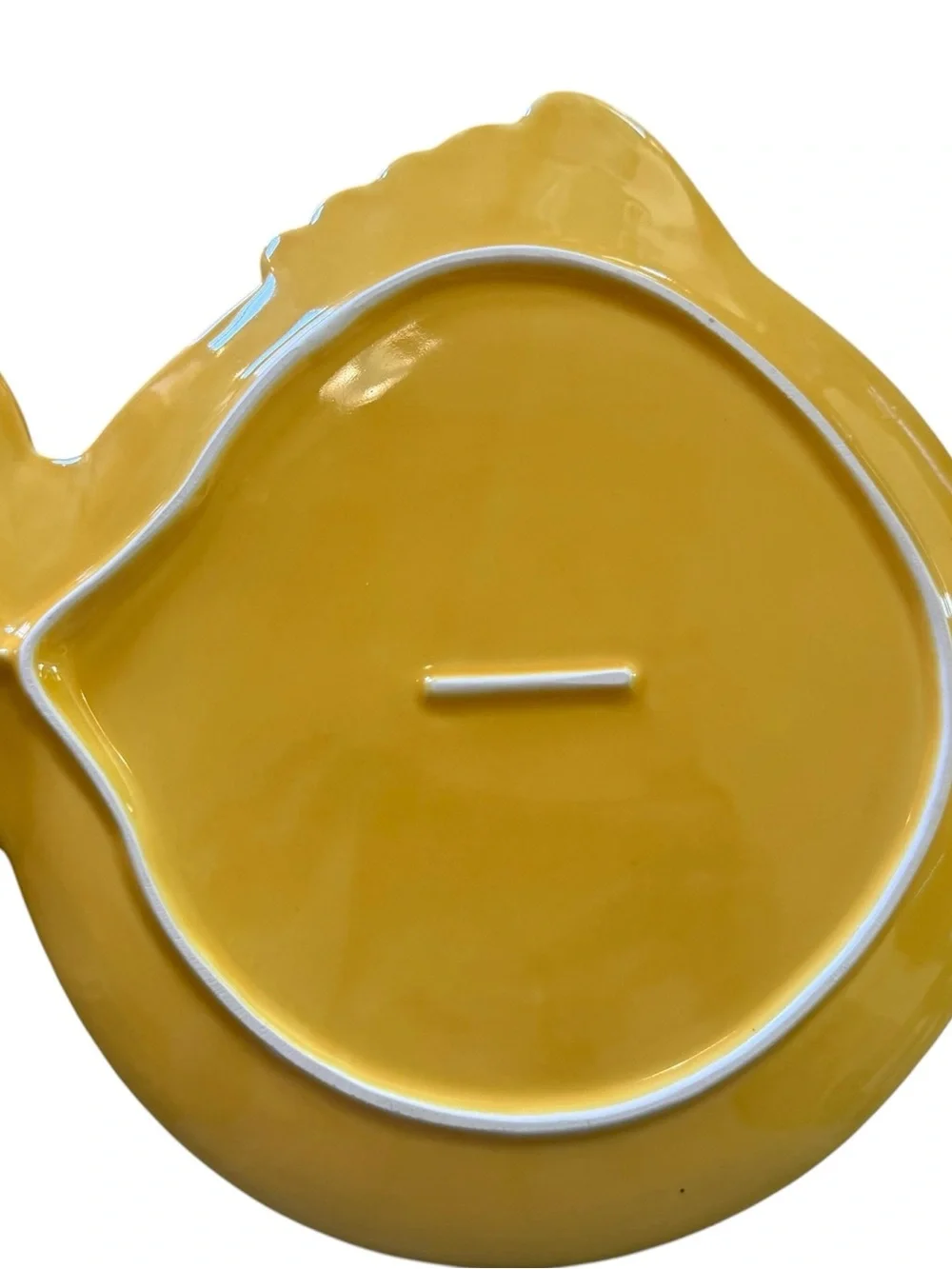 Set of 6 Ceramic Fish Plates Coastal Blue Green Yellow Beach House